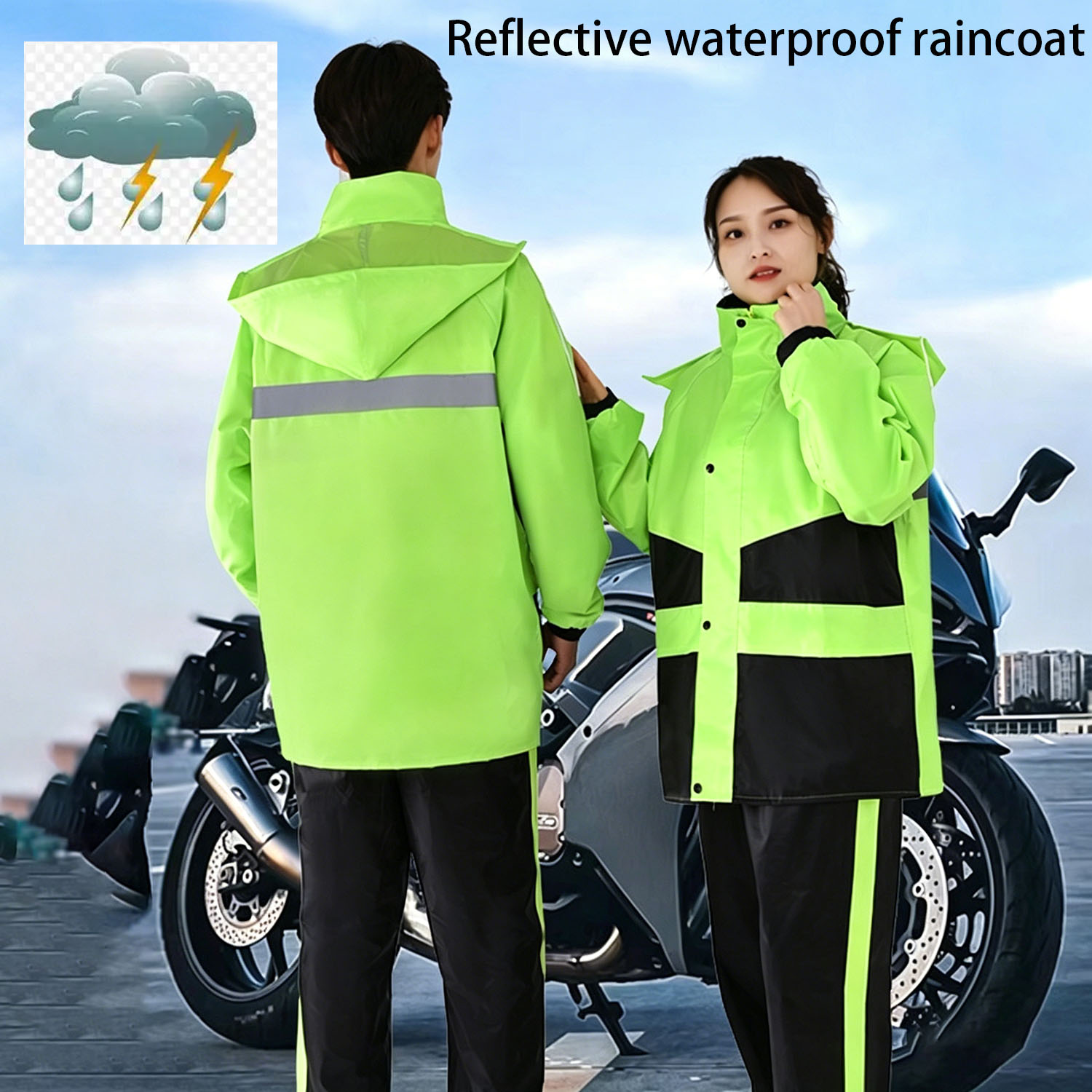 Motorcycle Gear Mens - Мотоциклетные дождевики для мужчин и женщин,