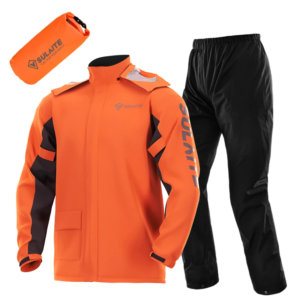 Motorcycle Gear Mens - Мотоциклетный дождевой костюм: легкий водонепроницаемый дышащий